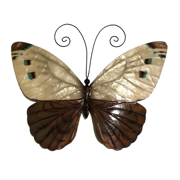 Eangee Home Design Butterfly Wall DecorWhite & Blue m2044